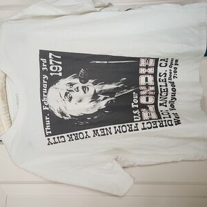 Blondie cropped top with jeweled detail